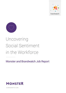 Uncovering Social Sentiment in the Workforce