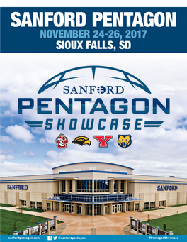 Sanford Pentagon November 24-26, 2017 Sioux Falls, Sd