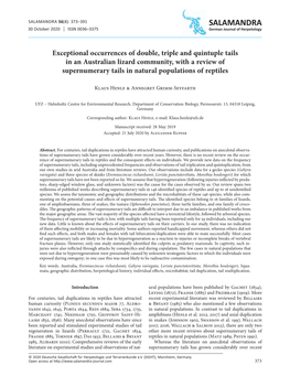 Exceptional Occurrences of Double, Triple and Quintuple Tails in An