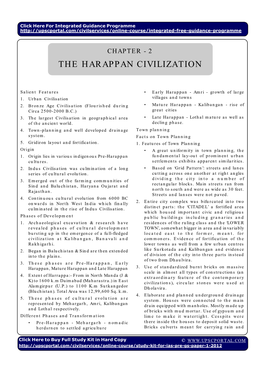 The Harappan Civilization