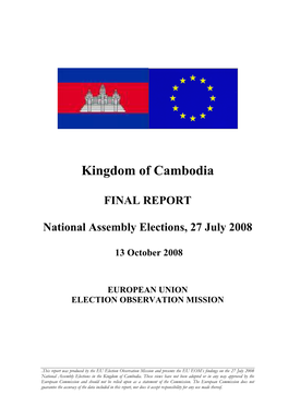 Final Version of Cambodia Final Report