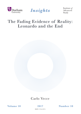 The Fading Evidence of Reality: Leonardo and the End