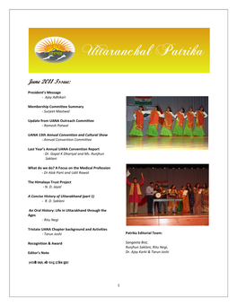 June 2011 Issue