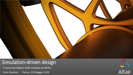 Altair Inspire™ Simulation-Driven Design