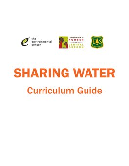 SHARING WATER Curriculum Guide