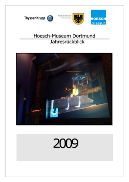 Hoesch-Museum Dortmund Jahresrückblick