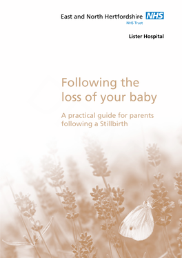 Following the Loss of Your Baby Review Date: January 2019 Publication Date: January 2017