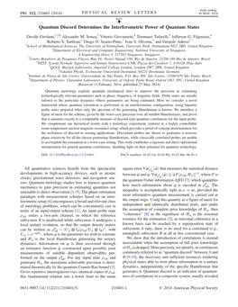 Quantum Discord Determines the Interferometric Power of Quantum States