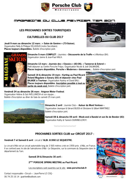 Magazine Du Club Fevrier Ter 2017