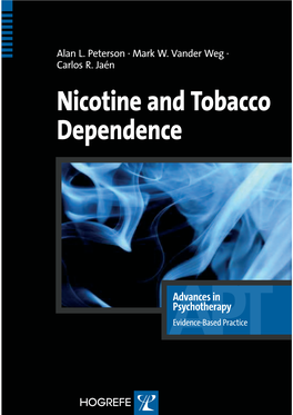 Nicotine and Tobacco Dependence