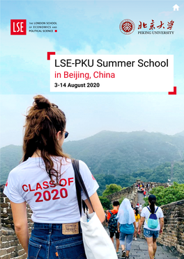 LSE-PKU Summer School in Beijing, China 3-14 August 2020 Contents