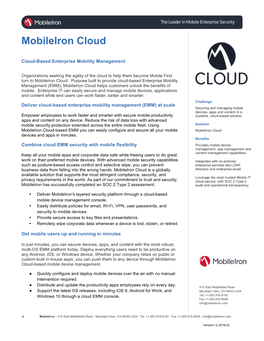 Mobileiron Cloud