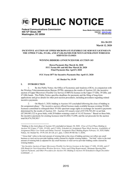 Public Notice