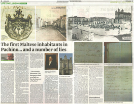 The First Maltese Inhabitants in Pachino ... and a Number of Lies