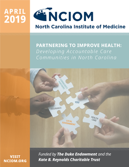 Developing Accountable Care Communities in North Carolina