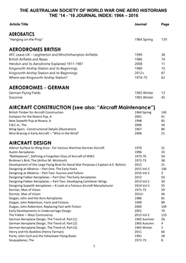 Aircraft Design