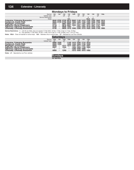 Bus Timetable