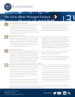 The Facts About Managed Futures