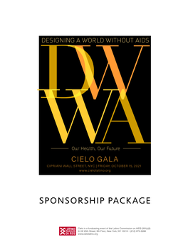 Sponsorship Package