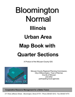 Bloomington/Normal Urban Area Map Book