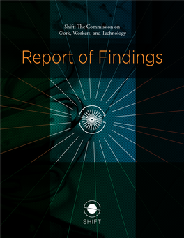 Report of Findings Preface by Michael R