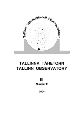 Tallinna Tähetorn Tallinn Observatory