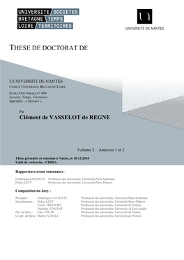 These De Doctorat De