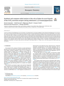 Synthesis and Computer-Aided Analysis of the Role of Linker For