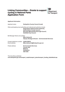 Pedal Peak Phase II Dft Bid Document