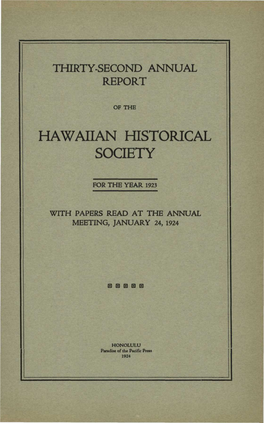 Hawaiian Historical Society