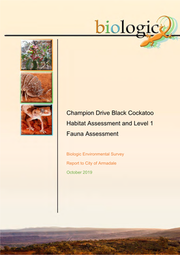 Champion Drive Black Cockatoo Habitat Assessment and Level 1
