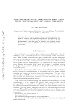 Pricing Compound and Extendible Options Under Mixed Fractional Brownian Motion with Jumps