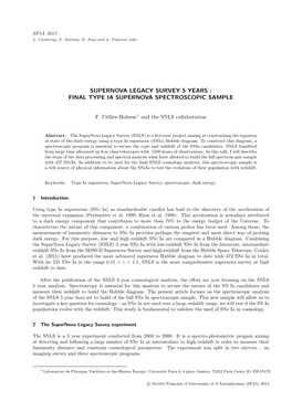 Supernova Legacy Survey 5 Years : Final Type Ia Supernova Spectroscopic Sample