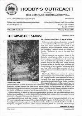 HOBBY's OUTREACH Newsletteref BLUE MOUNTAINS HISTORICAL SOCIETY Inc