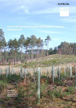 Bracknell Forest Borough Landscape Character Assessment