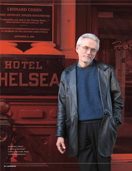 Alexander J. Motyl in Front of the Hotel Chelsea, New York. Photo © Anne Mandelbaum