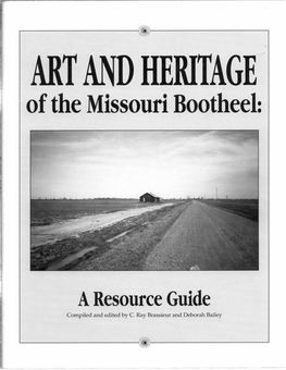 Art and Heritage of the Missouri Bootheel: a Resource Guide