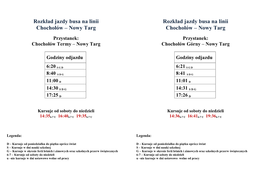 Nowy Targ Rozkład Jazdy Busa Na Linii Chochołów