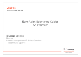 091029 Submarine Cables MENOG5 V2