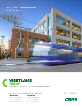 Westlake Terry 320 Westlake Avenue N :: Seattle, Washington 98109