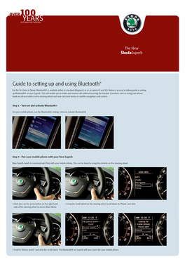 Guide to Setting up and Using Bluetooth®