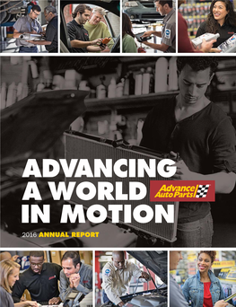 Advance Auto Parts, Inc. 2016 Annual Report