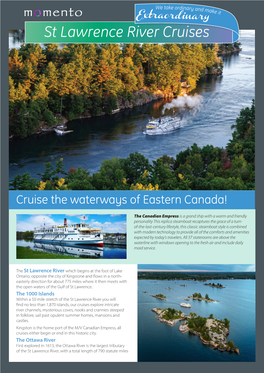 St Lawrence River Cruises