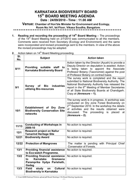 Karnataka Biodiversity Board