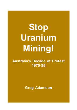 Stop Uranium Mining!