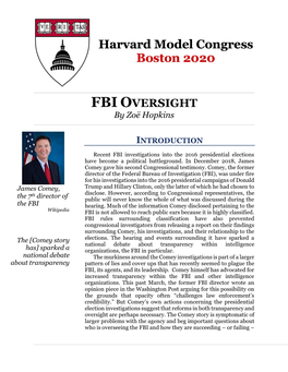 FBI OVERSIGHT by Zoë Hopkins