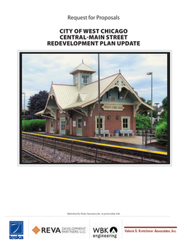 City of West Chicago Central-Main Street Redevelopment Plan Update