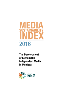 Media Sustainability Index Moldova