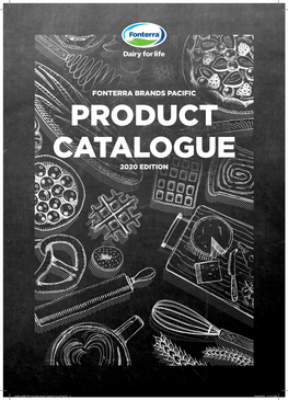 Product Catalogue 2020 Edition