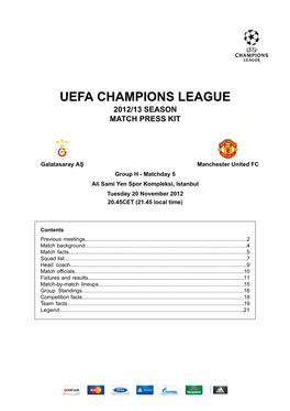 Match Press Kit